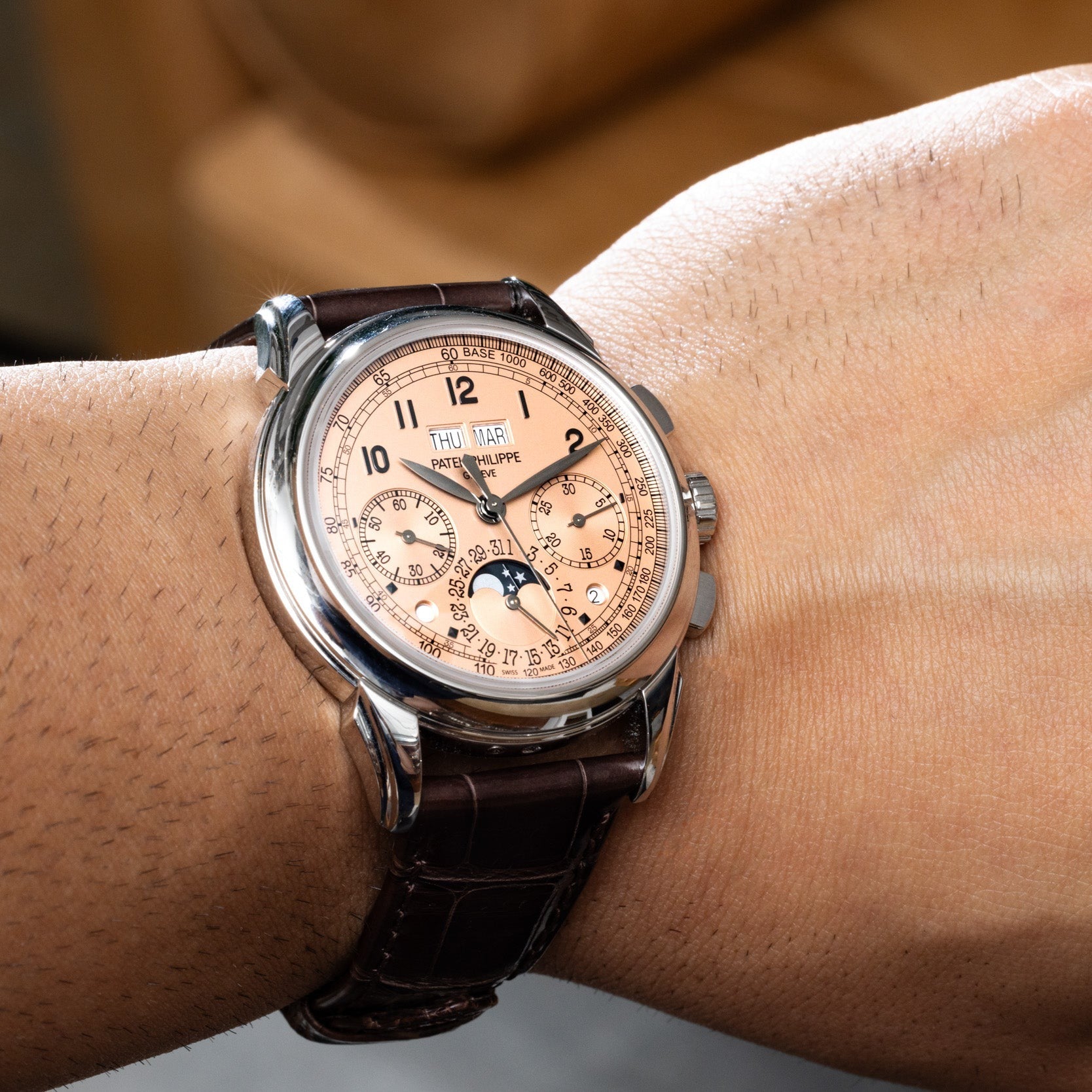 Patek Philippe Perpetual Calendar Moonphase Chronograph 'Salmon