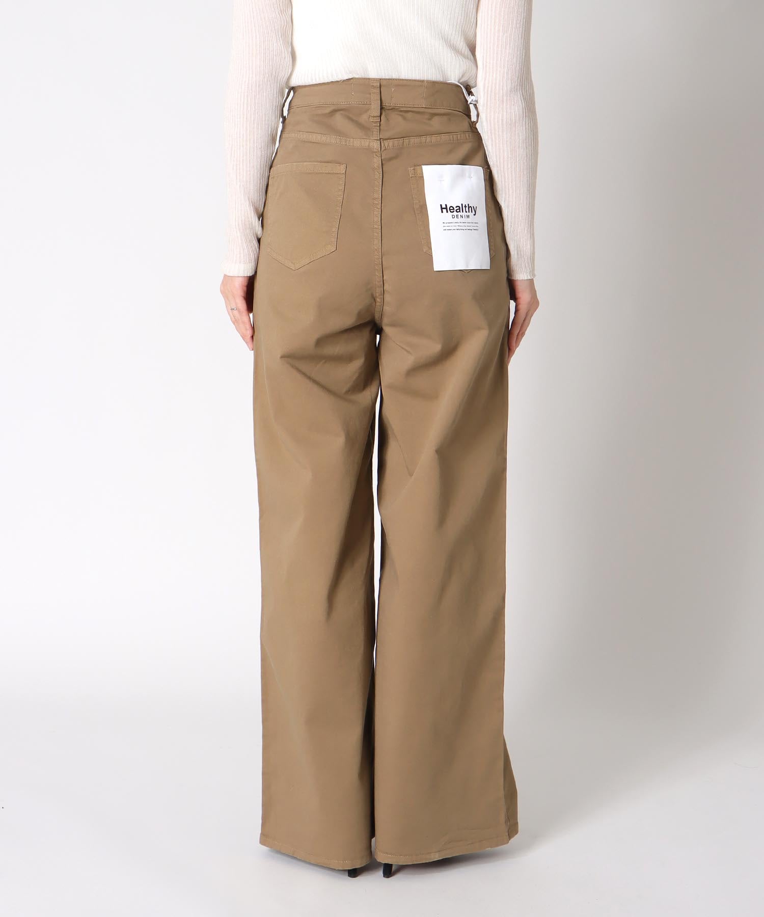 Lemongrass ワイドチノパンツ【ヘルシーデニム/Healthy Denim】 | AND