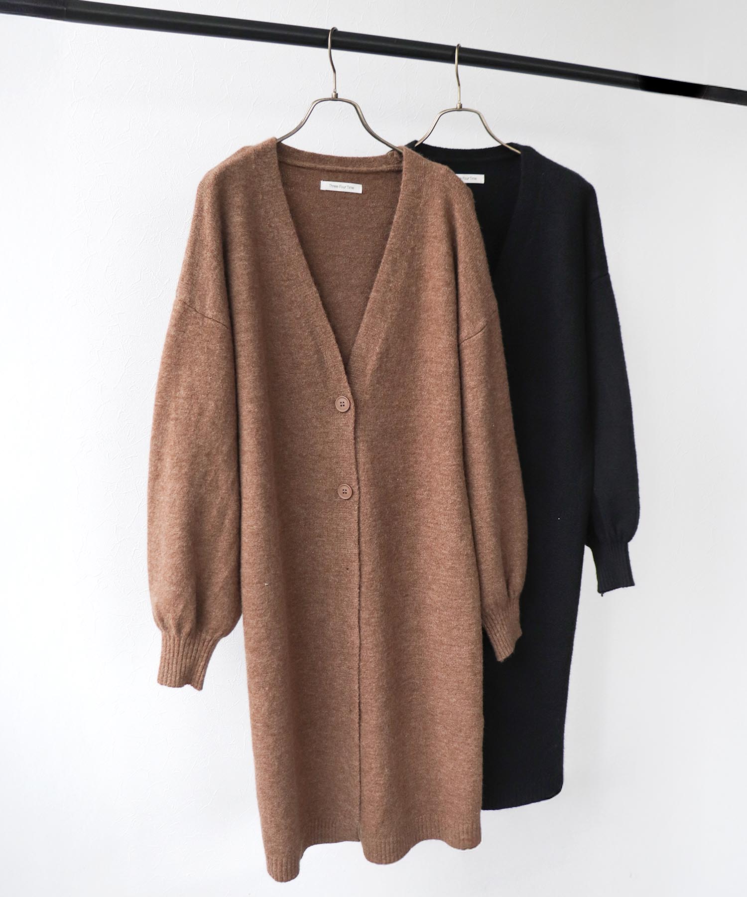 バルーン袖ロングカーディガン | AND ON JIONE STORE（アンドオン