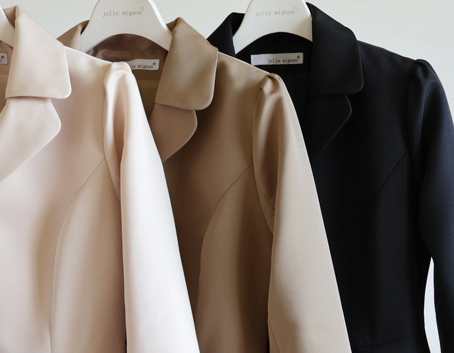 グログランタフタ エレガント チェスターコート【JM1254BD】 商品詳細