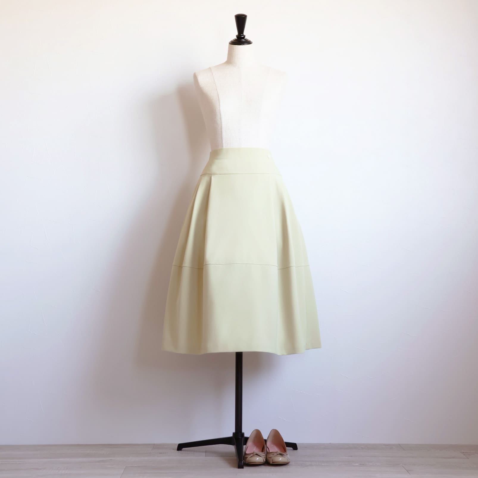 ロング丈】 ポケット付 タックフレアスカート 【JM1169BC】 商品詳細