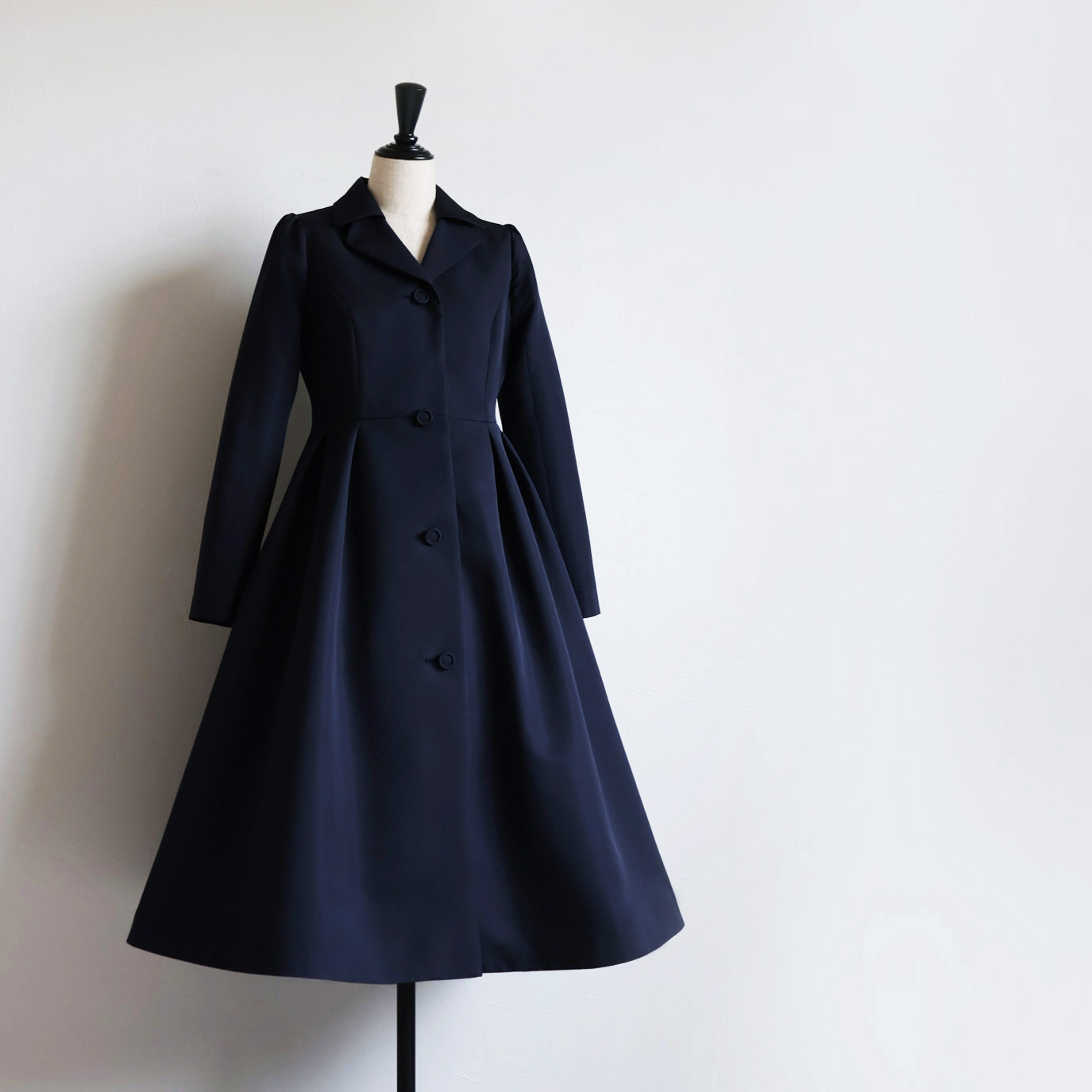 グログランタフタ エレガント チェスターコート【JM1254BD】 商品詳細