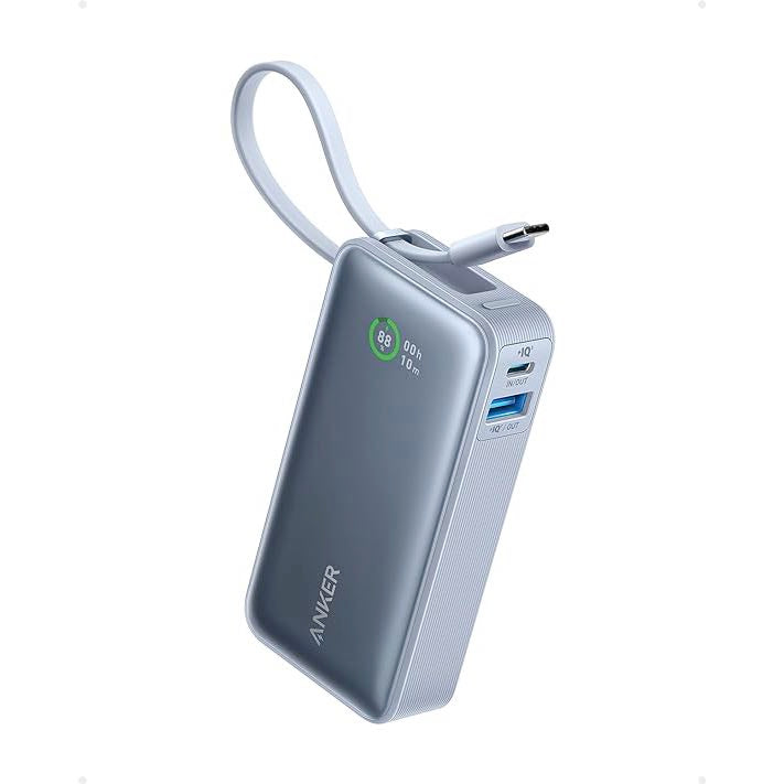 Anker Nano Power Bank (30W, Built-In USB-C Cable) | モバイル