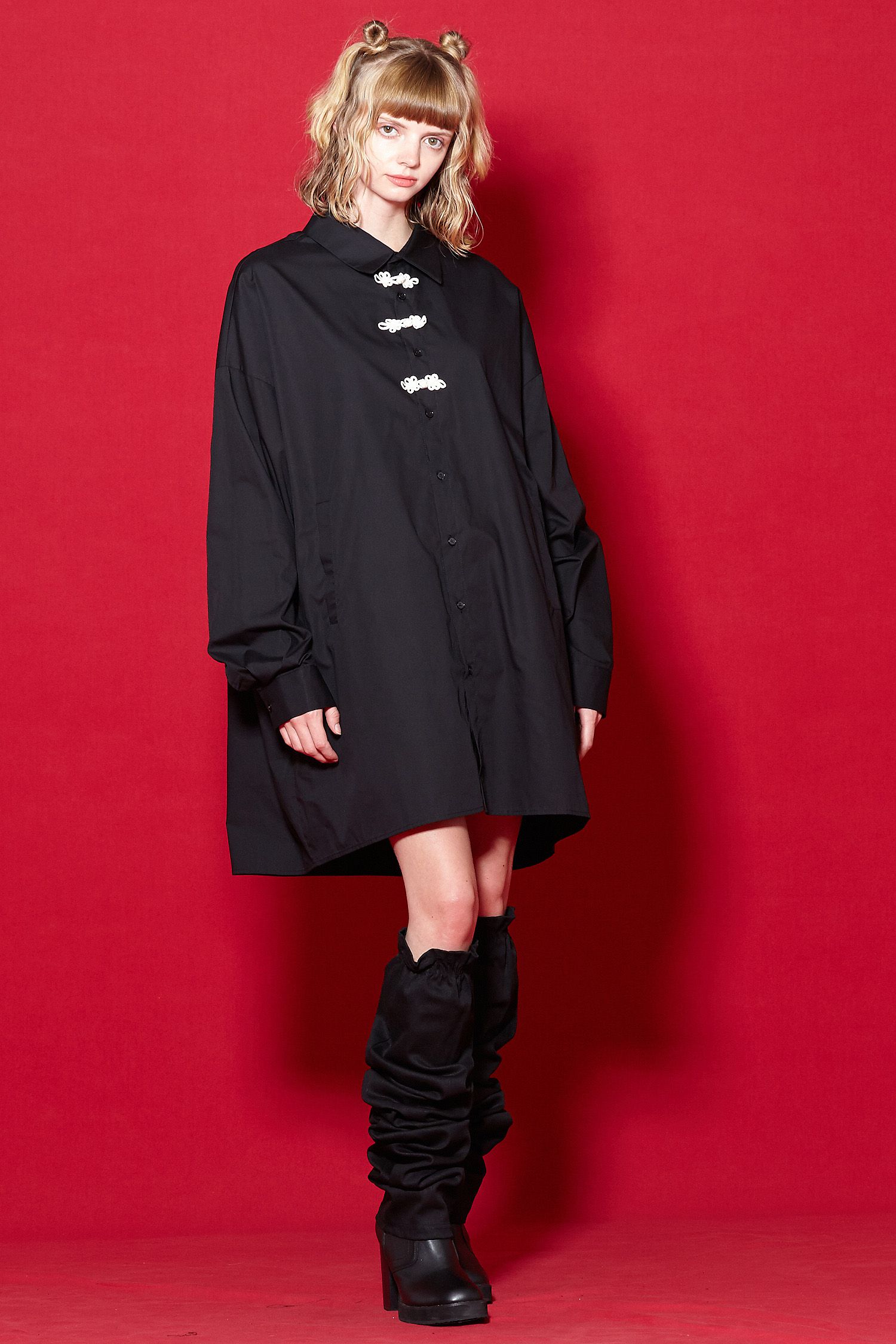 チャイナボタンシャツ -オーバーサイズ- ankoROCK(アンコロック