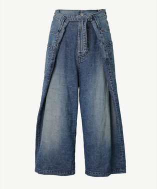 WRAP AZ WASH DENIM PANTS｜ANREALAGE OFFICIAL ONLINE SHOP