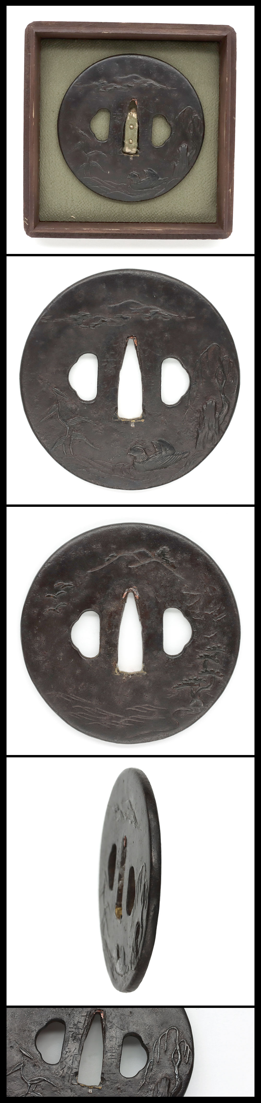 鍔：會津住正阿弥 | 日本刀販売の葵美術