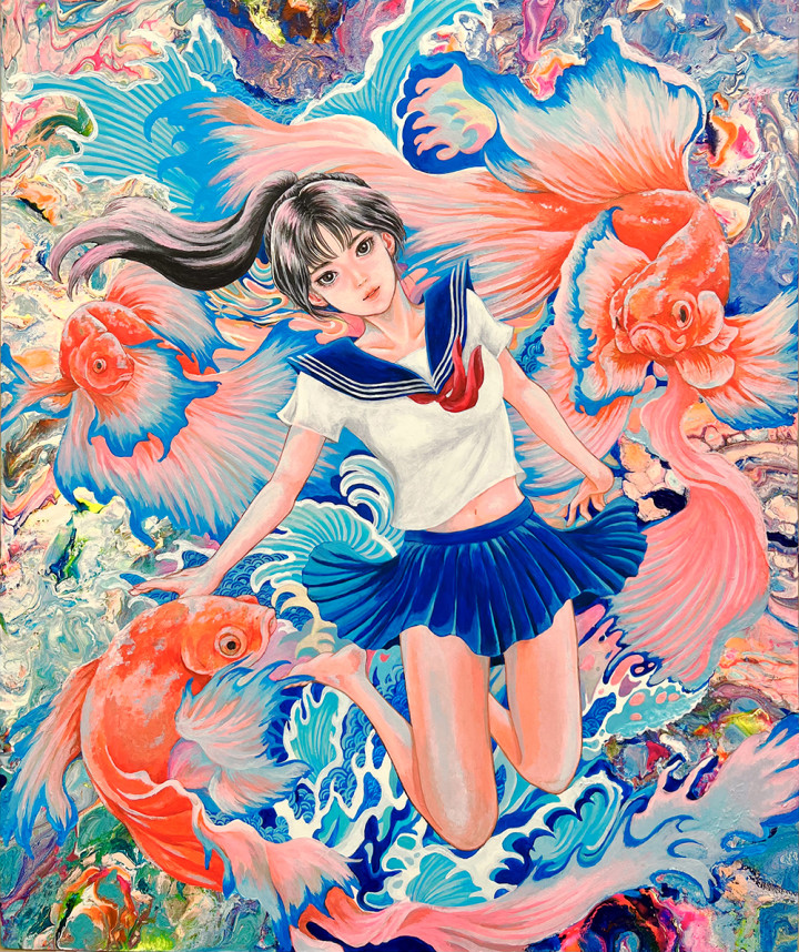 ACRYLIC / アクリル絵の具｜【MOMOKO】シリーズ『SAKURA』【SOLDOUT