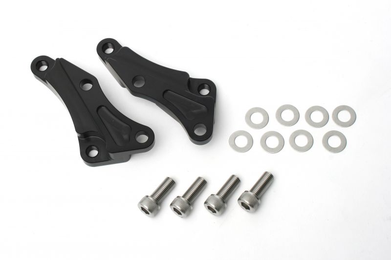 キャリパーサポート ブラック (65mmピッチ4PAD&STDローター径用) | ACTIVE