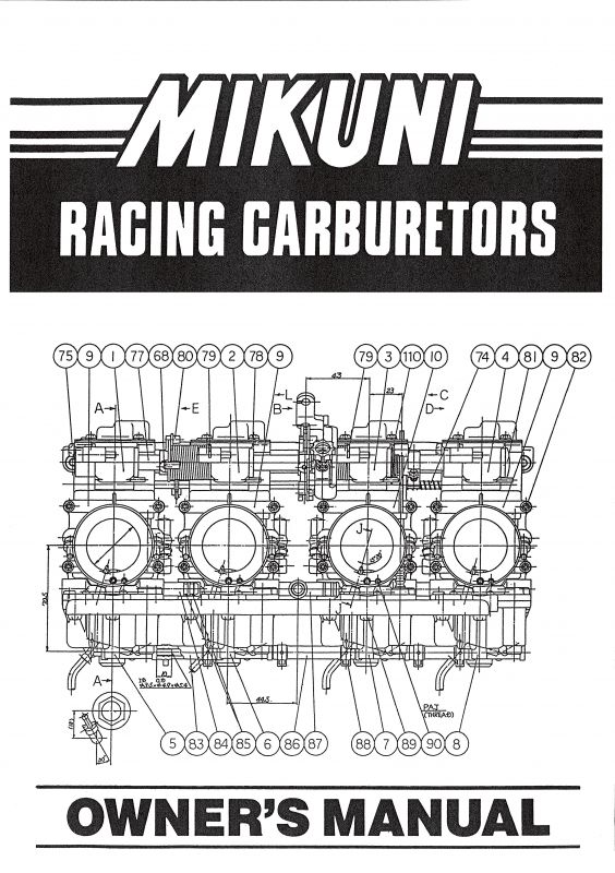 TM用 オーナーズマニュアル | MIKUNI