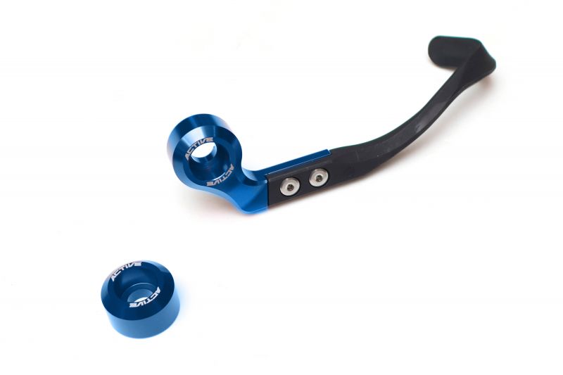 ブレーキレバーガード&バーエンド フルセット ブルー | ACTIVE