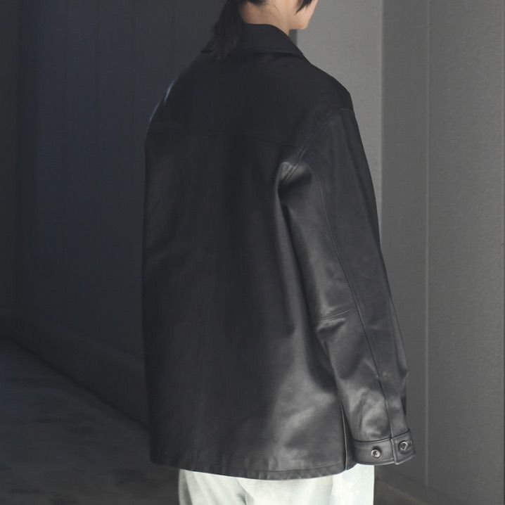 YOKE - 【残りわずか】Goat Leather Car Coat | ACRMTSM ONLINE STORE
