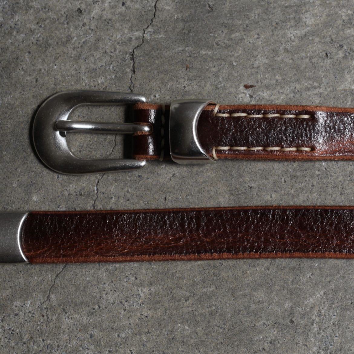 OUR LEGACY - 【残りわずか】2cm Belt(BROWN) | ACRMTSM ONLINE STORE