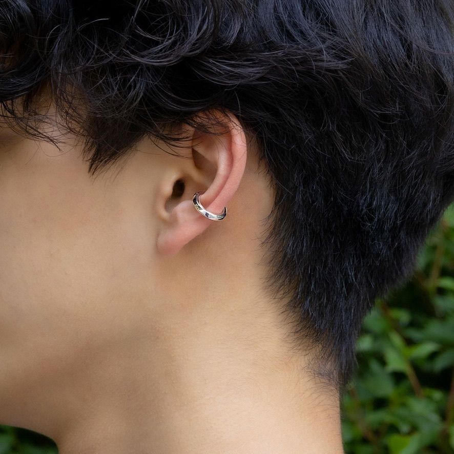 GARNI - 【お取り寄せ注文可能】Crockery Hoop Ear Cuff_S(SILVER