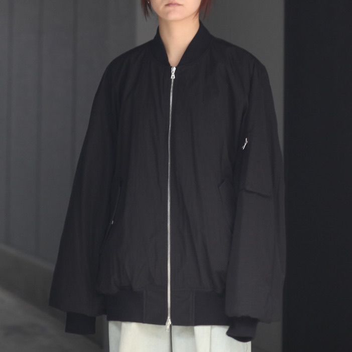 ssstein - 【残りわずか】Windproof Nylon Oversized Flight Jacket