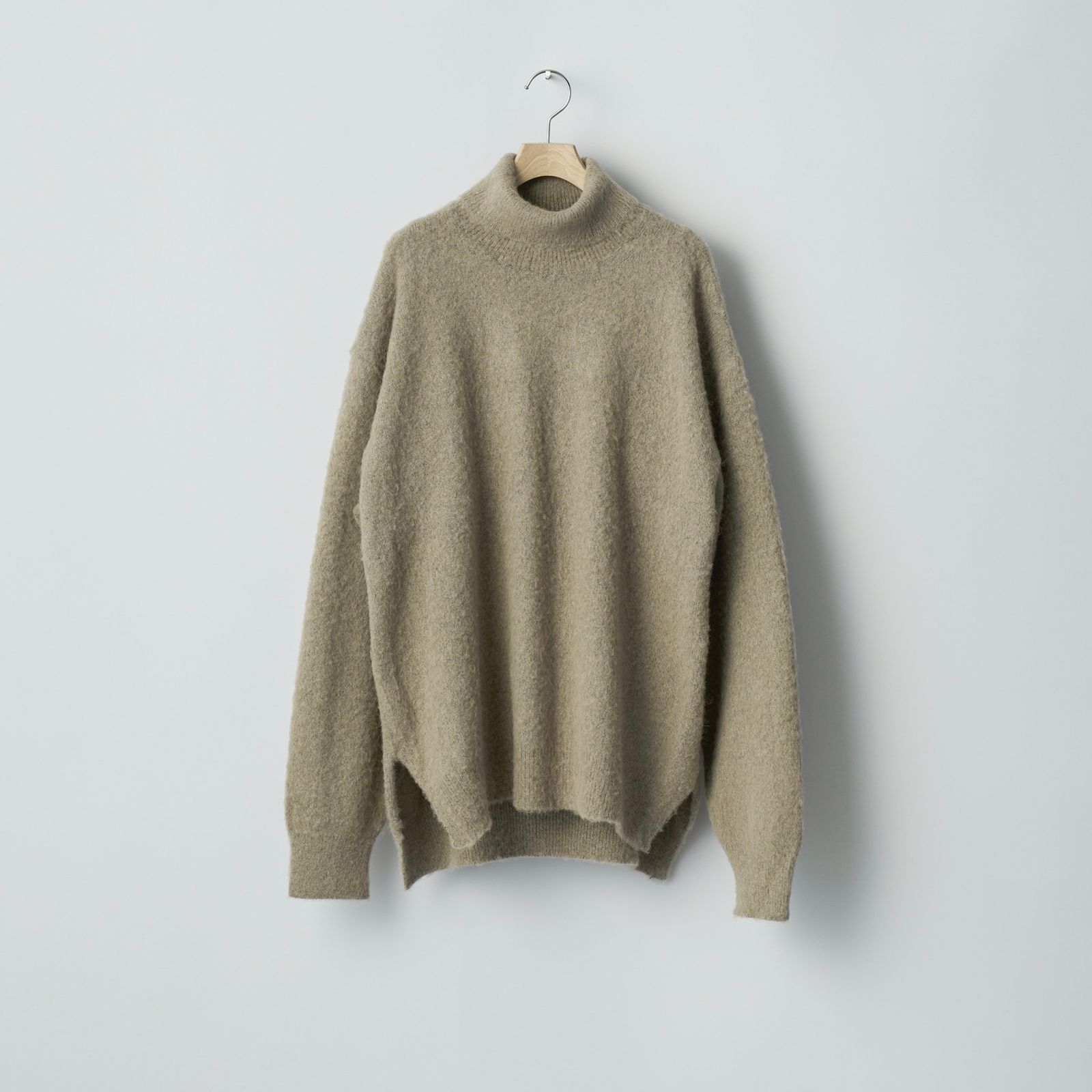 ssstein - 【残り一点】Wool/Alpaca Milled Knit Turtle Neck LS