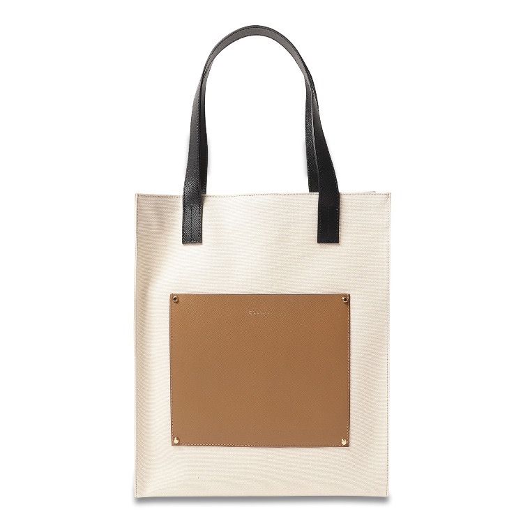CULLNI - 【残り一点】Leather Pocket Canvas Tote | ACRMTSM ONLINE STORE