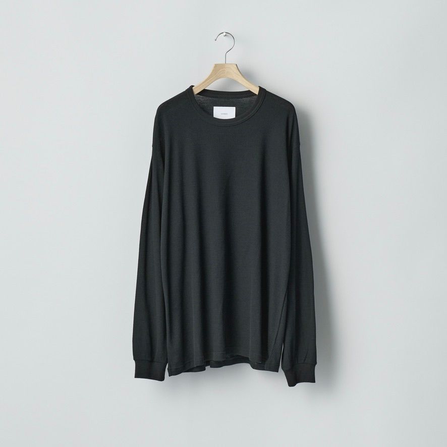 ssstein - 【残り一点】Fine Wool Oversized Long Sleeve Tee