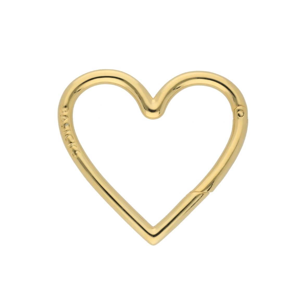 BASICKS - 【残りわずか】Gold Plating Heart Carbiner | ACRMTSM