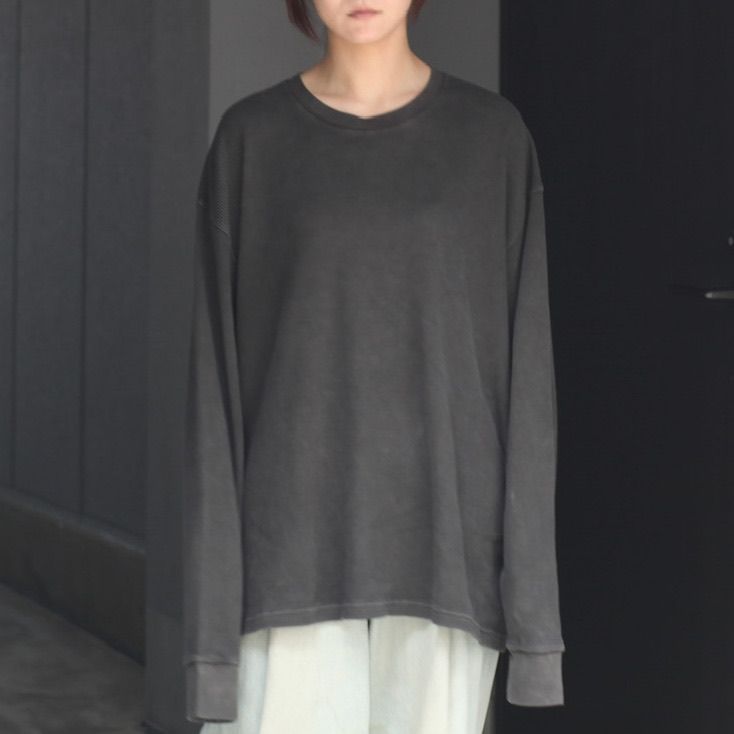 KANEMASA PHIL. - 【残り一点】18G Garment Dye Waffle | ACRMTSM