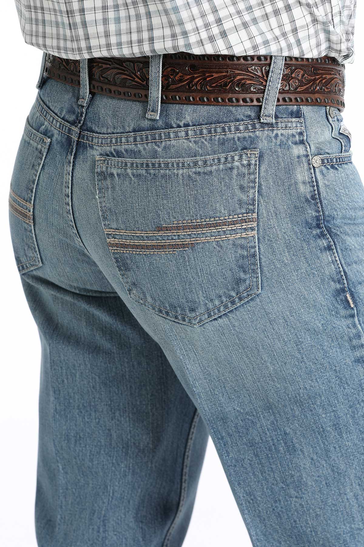 Cinch Men's Relaxed Fit White Label - Medium Stone – Adams Tack