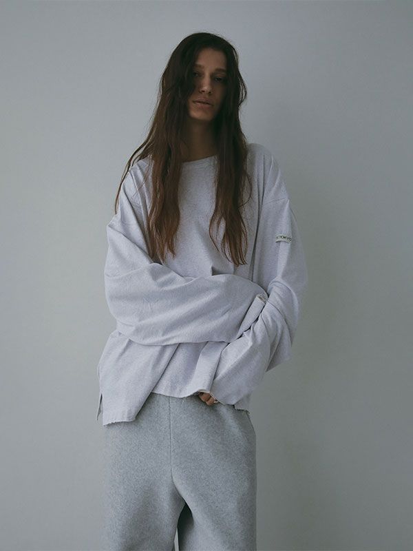 ETRE TOKYO - カットオフカフスロンTee (GREY) | ADDICT WEB SHOP