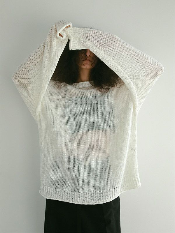 ETRE TOKYO - リネンボトルネックローゲージニットプルオーバー