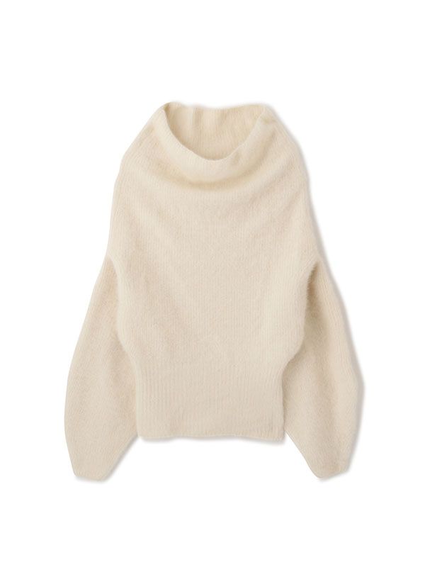 ETRE TOKYO - 2WAYルーズネックニットプルオーバー - WHITE | ADDICT