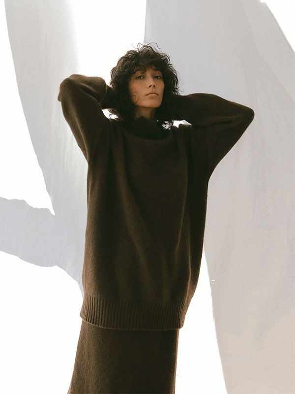 ETRE TOKYO - ヤクタートルニットプルオーバー - BROWN | ADDICT WEB SHOP