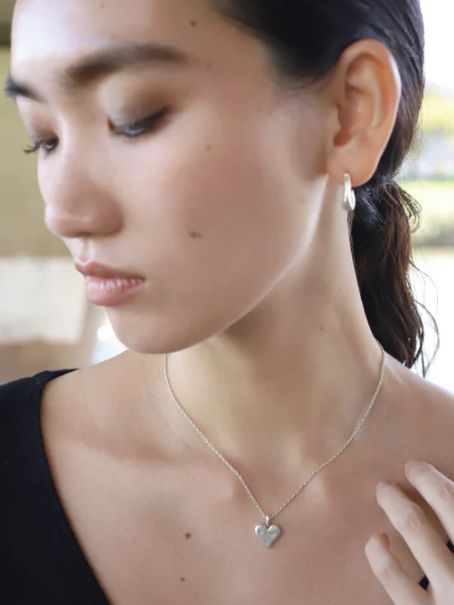 TEN. - ハートシルフィウムネックレス - SV / シルバー 【桃 さん着用