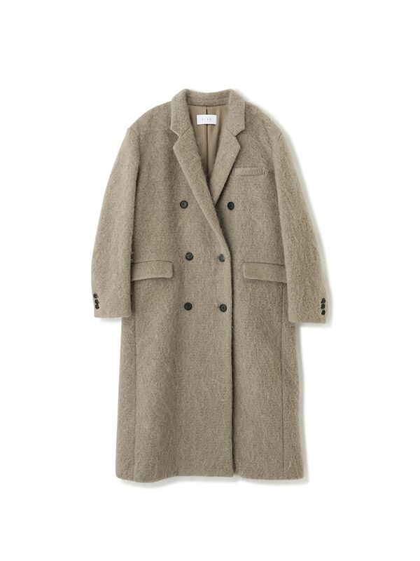 ETRE TOKYO - ウールシャギーチェスターコート - KHIKI | ADDICT WEB SHOP