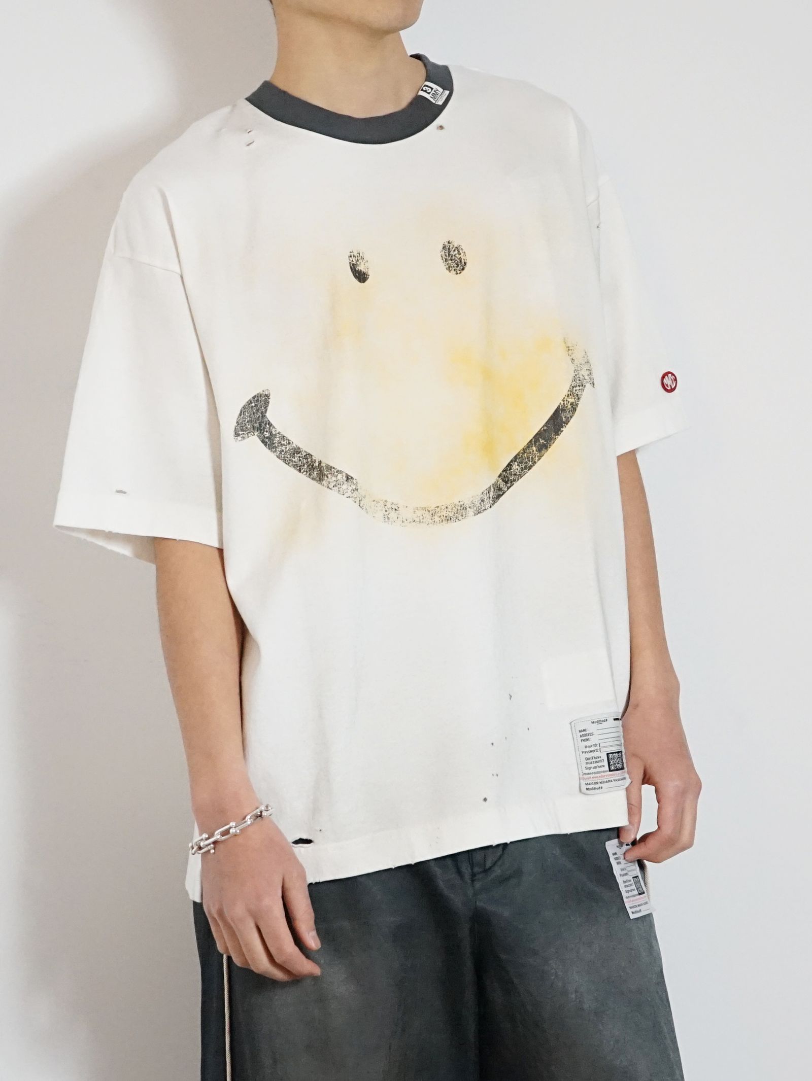 Maison MIHARA YASUHIRO - スマイリーフェイス ティーシャツ - smily