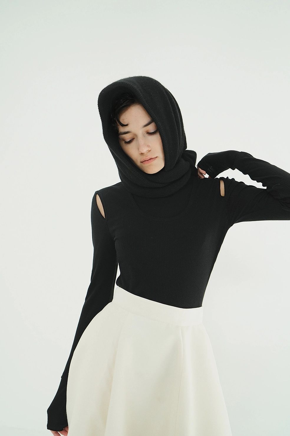 CLANE - レイヤードカットトップス - LAYERED SHOULDER CUT TOPS