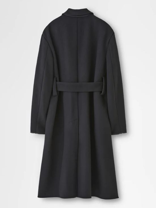 OVERCOAT - ダブルフェイス ピークドラペルコート - double-face