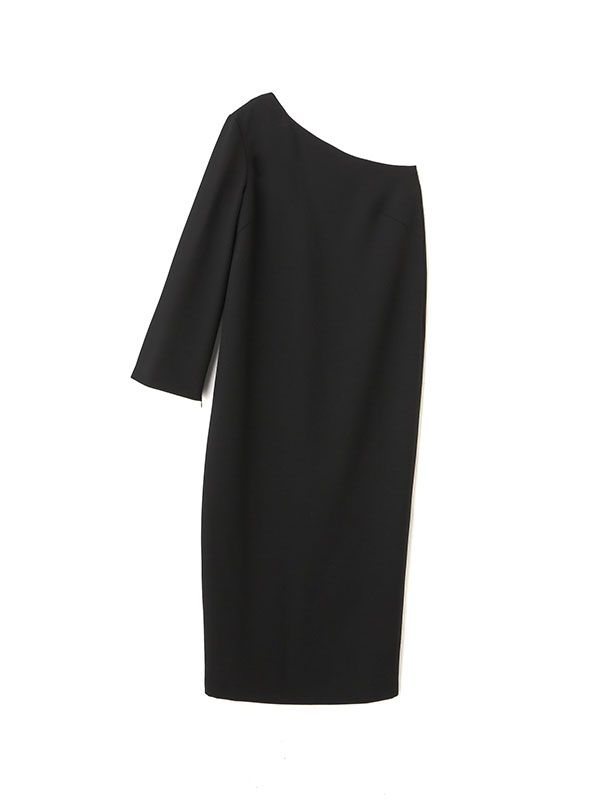 ETRE TOKYO - 2wayスリーブワンショルダーワンピース - BLACK | ADDICT
