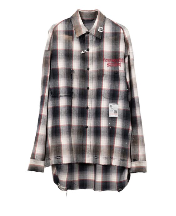 Maison MIHARA YASUHIRO - ヴィンテージライクチェックシャツ