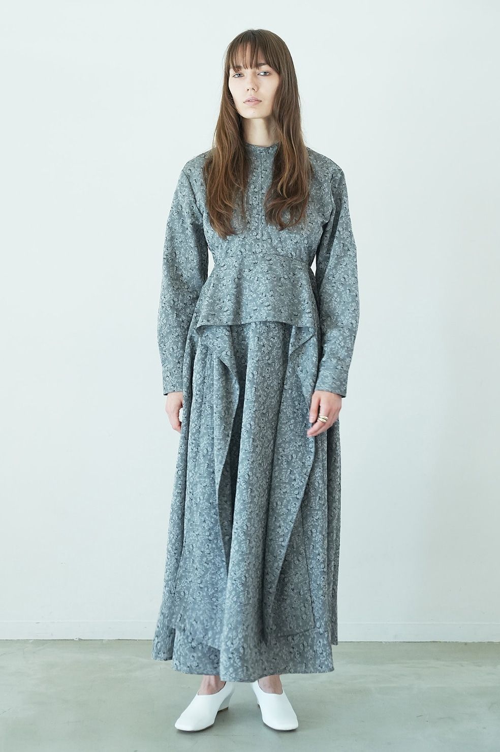 CLANE - ジャガードワンピース - 2WAY JAQUARD ONEPIECE - GREY