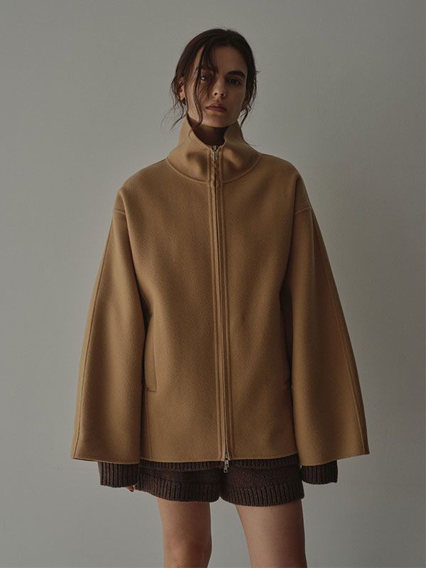 ETRE TOKYO - メルトンスタンドネックリバーブルゾン (CAMEL) | ADDICT