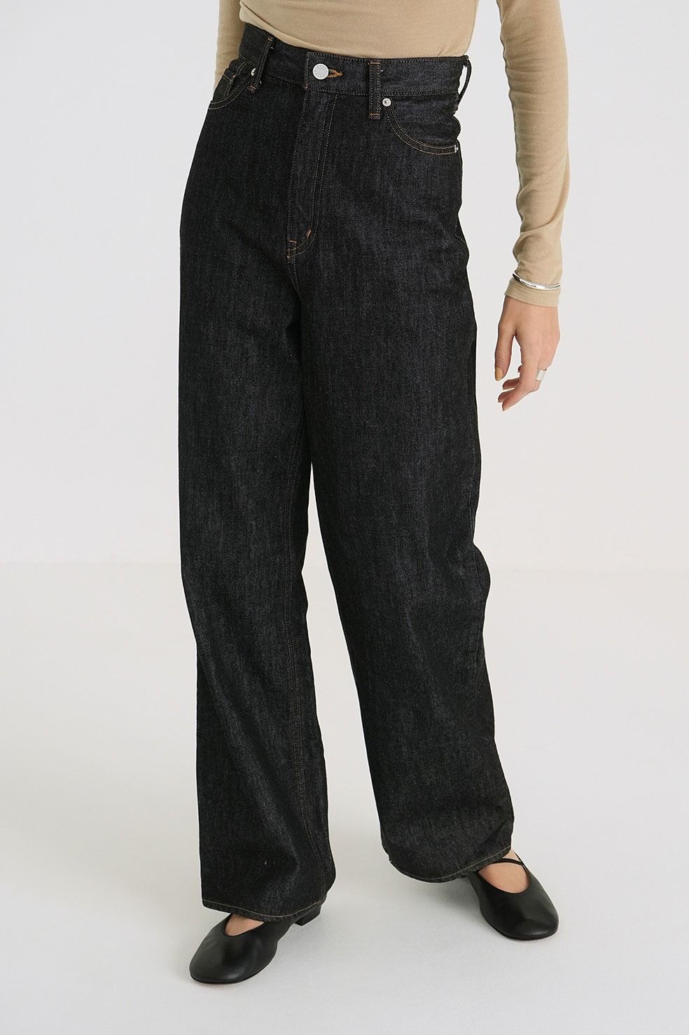 CLANE - セコンドデニムパンツ ライトブラック - SECOND DENIM PANTS