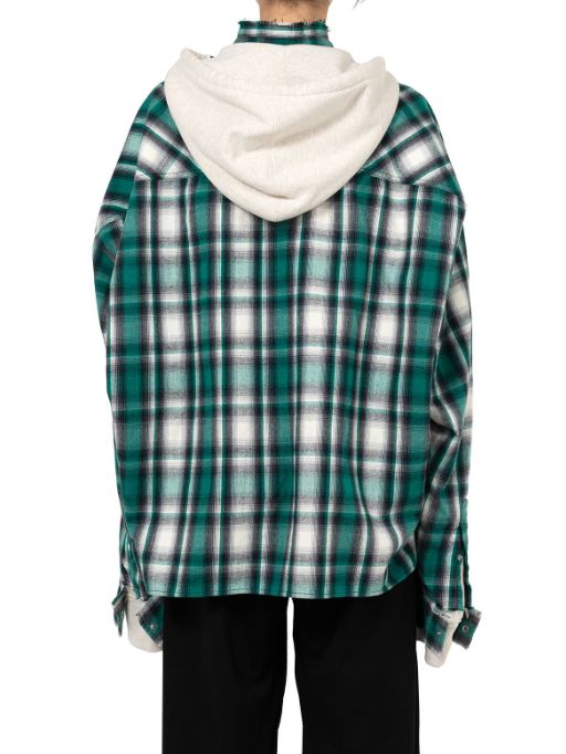 Maison MIHARA YASUHIRO - 【レディース】フードコンバインドチェック