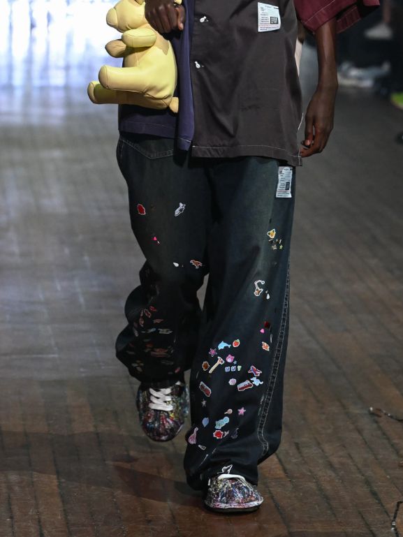 Maison MIHARA YASUHIRO - ベイカーデニムパンツ - BAKER JEANS W