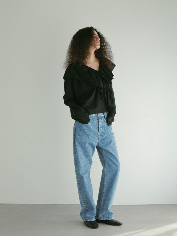 ETRE TOKYO - インヒールレザーミュール - ブラック | ADDICT WEB SHOP