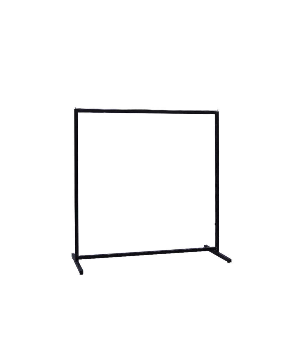 ブラックフレーム ハンガーラック W1200 可動式｜ハンガーラック