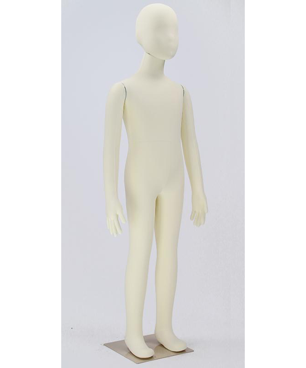 子供フレキシブルマネキン（ウレタン可動式）7歳 SM055-E120 ベージュ