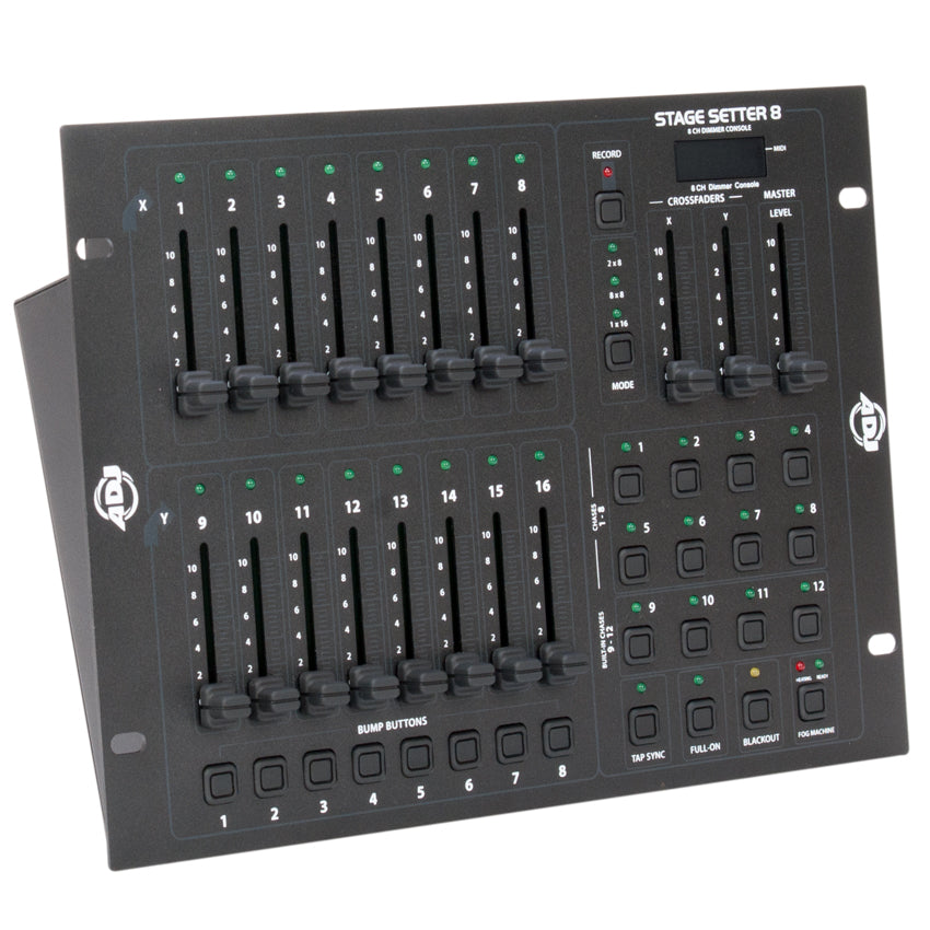 ADJ Stage Setter 8 DMX Controller From ECS - 16 Channels For Par