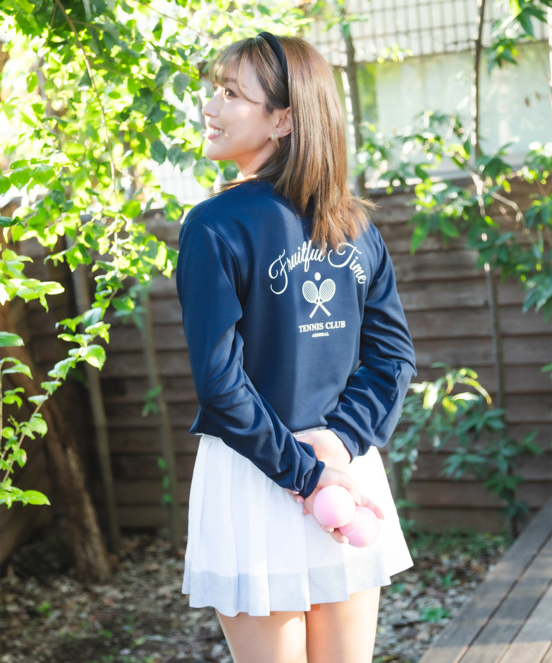 Admiral × mu テニスクラブロゴ L/S TEE ATMA435 – ADMIRAL
