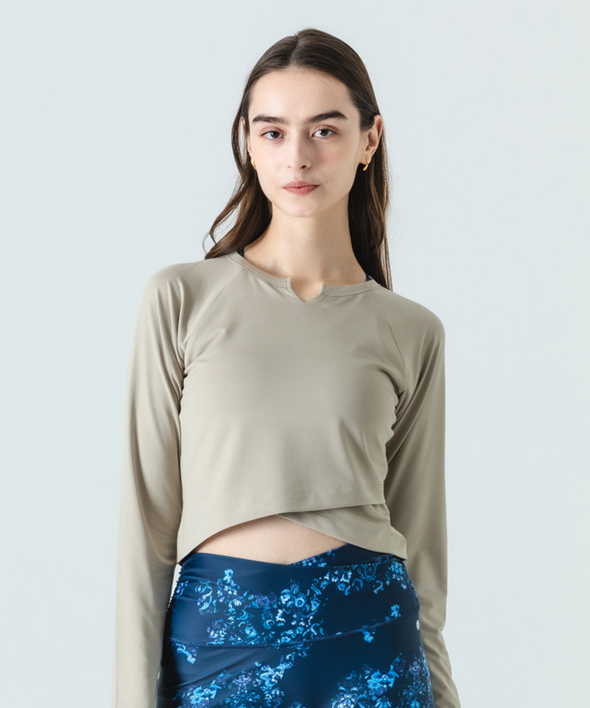 Admiral バックレイヤードスリットダマスクTEE ATLA549 M アドミラル