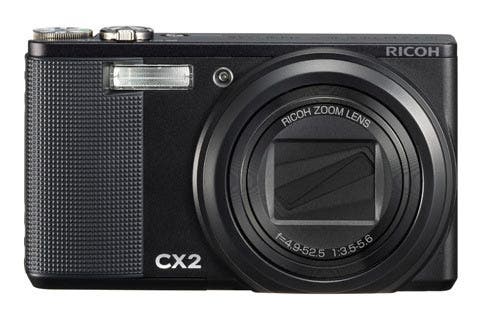 Ricoh CX2 compact digital camera has long zoom and shoots fast