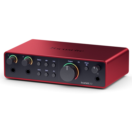 Focusrite Scarlett 2i2 3rd Gen 2x2 USB Audio Interface w/SW