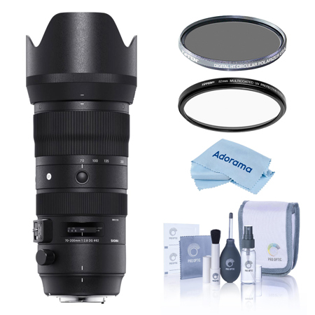 Sigma 70-200mm f/2.8 DG OS HSM Sports Lens for Canon EF, w/82mm UV