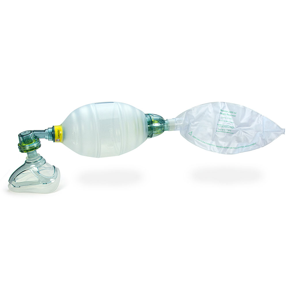 Laerdal LSR Reusable Resuscitator, Adult w/Mask 4-5+ - AED